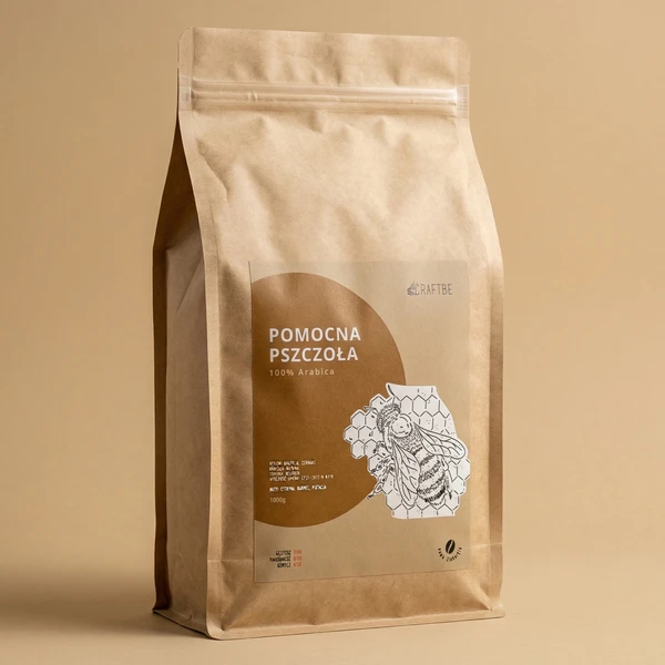 Kawa Pomocna Pszczoła - opakowanie